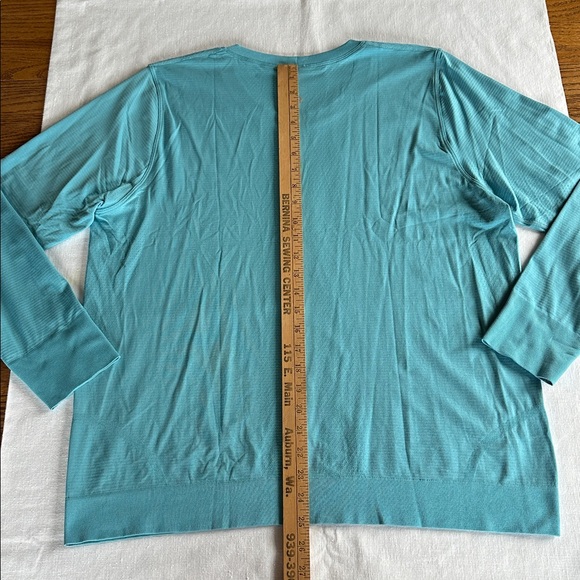 Lululemon Swiftly Relaxed Long Sleeve Shirt Washed Blue 14 NWT WBLE - Picture 7 of 10